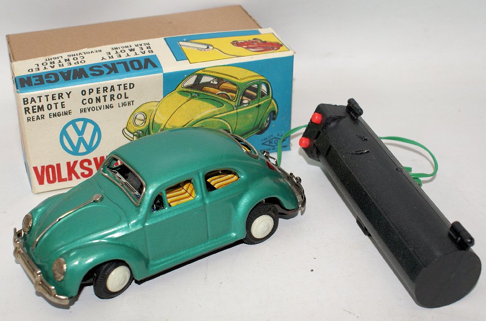 Handmade 1934 Blue Volkswagen Beetle Tinplate Antique Style Metal Model Handmade 1934 Blue Volkswagen Beetle Tinplate Antique Style Metal Model